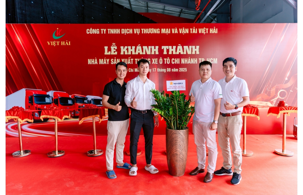 Lễ Khánh Thành Nhà Máy Sản Xuất Thùng Xe Ô Tô Việt Hải – Chi Nhánh TP.HCM