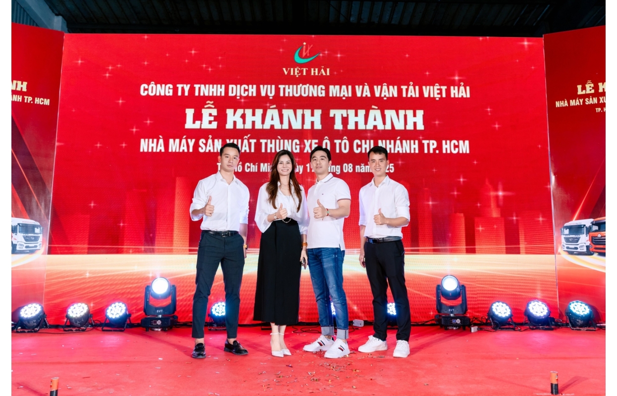 Lễ Khánh Thành Nhà Máy Sản Xuất Thùng Xe Ô Tô Việt Hải – Chi Nhánh TP.HCM