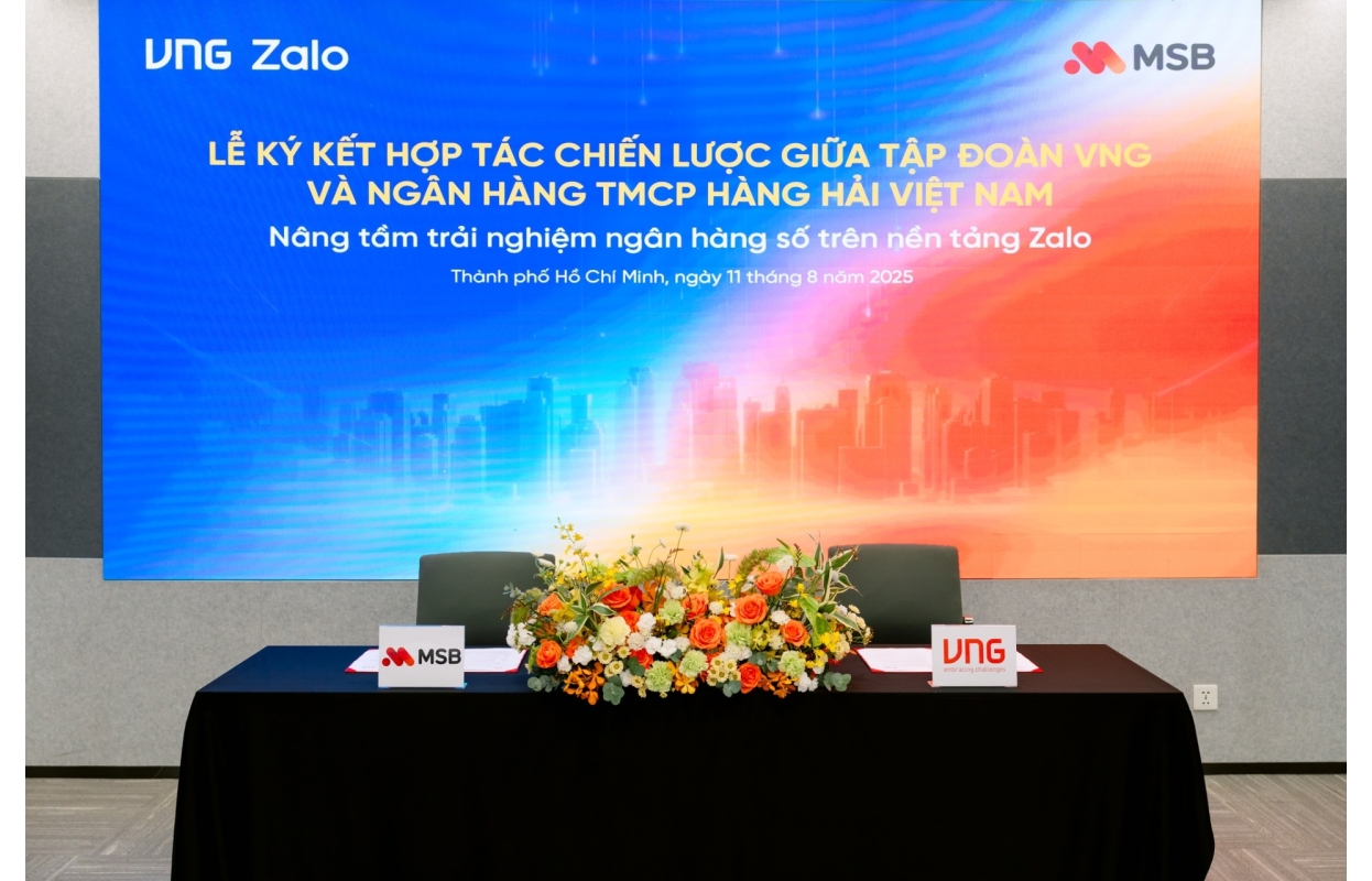 Lễ Ký Kết Hợp Tác VNG & MSB