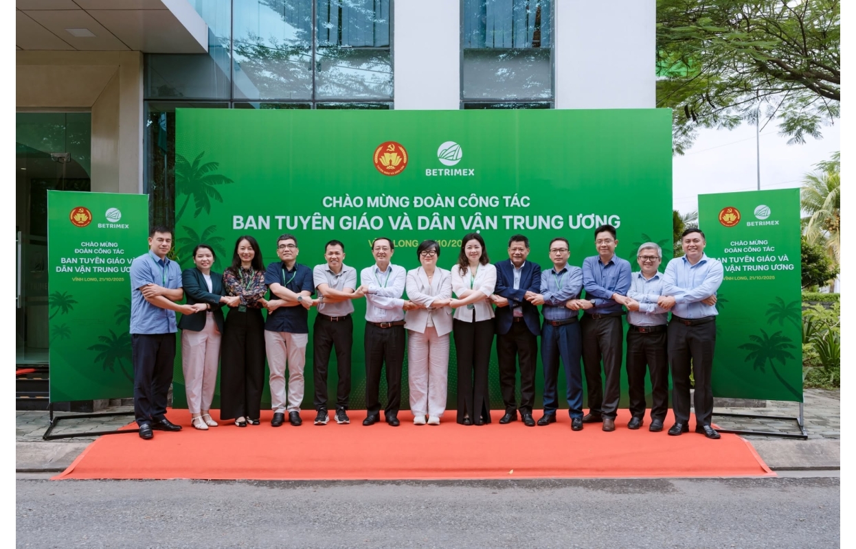 Betrimex Đón Tiếp Đoàn Công Tác Ban Tuyên Giáo Và Dân Vận Trung Ương