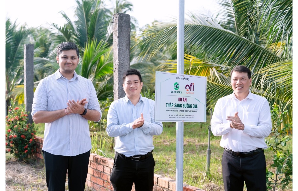 Dự Án Betrimex Thắp Sáng Đường Quê Xã Châu Hoà