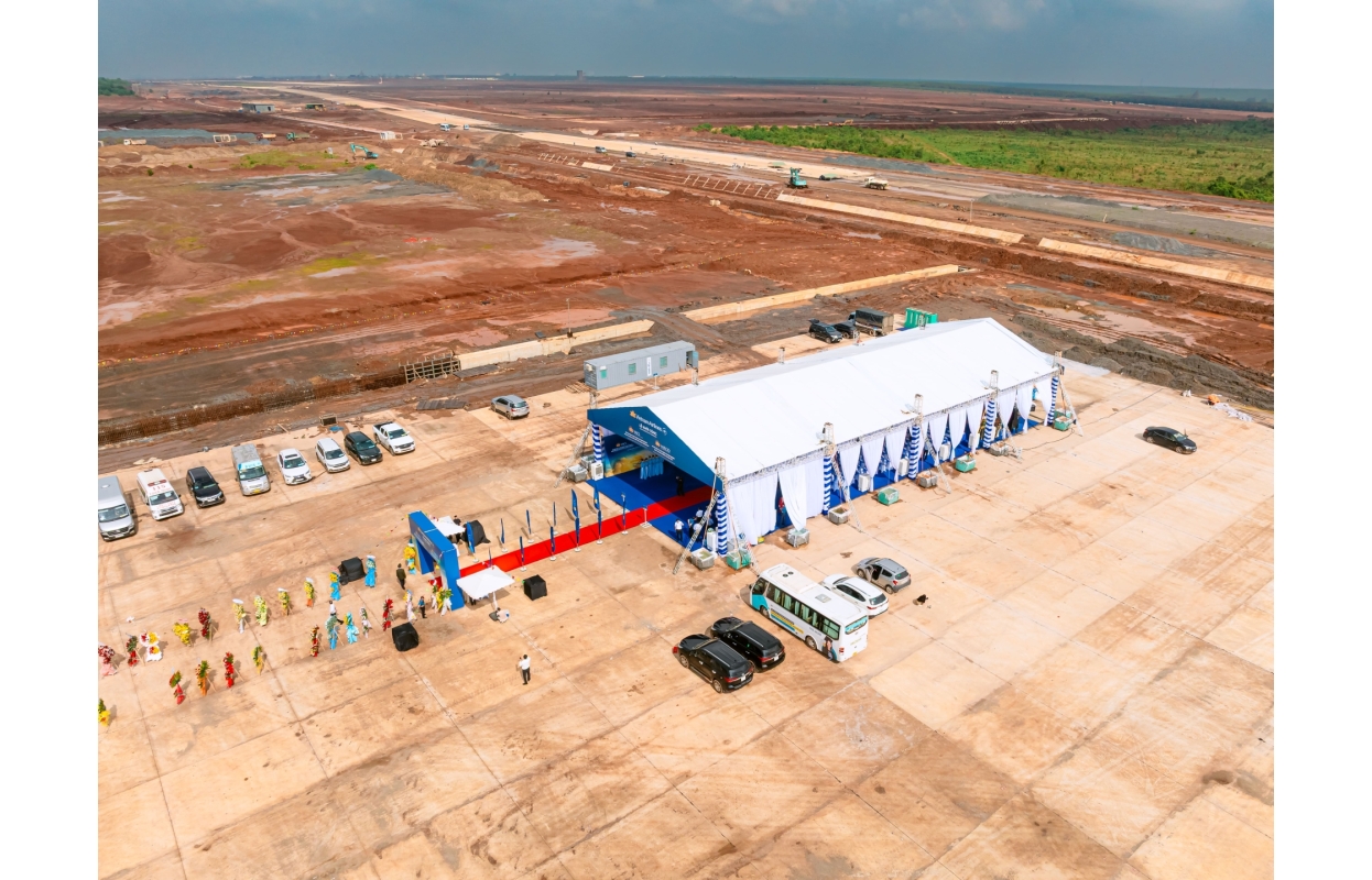 Hình Flycam Lễ Khởi Công VACS & VAECO