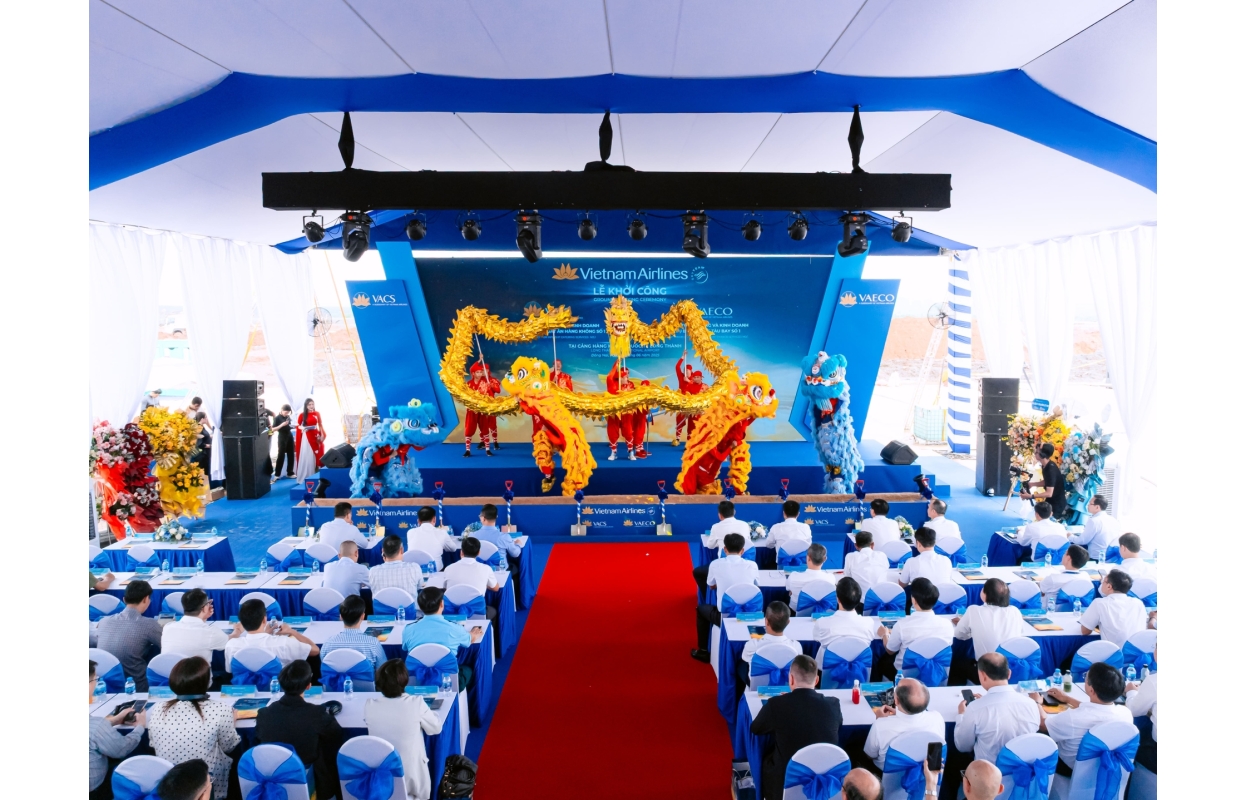 Hình Flycam Lễ Khởi Công VACS & VAECO