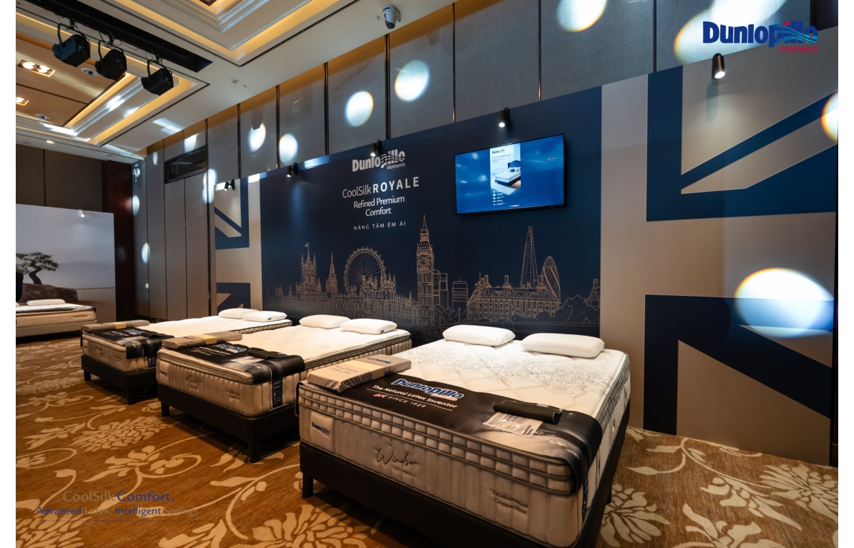 DUNLOPILLO RA MẮT BST COOLSILK COMFORT