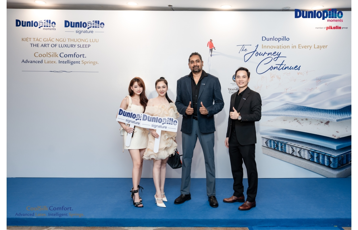 DUNLOPILLO RA MẮT BST COOLSILK COMFORT