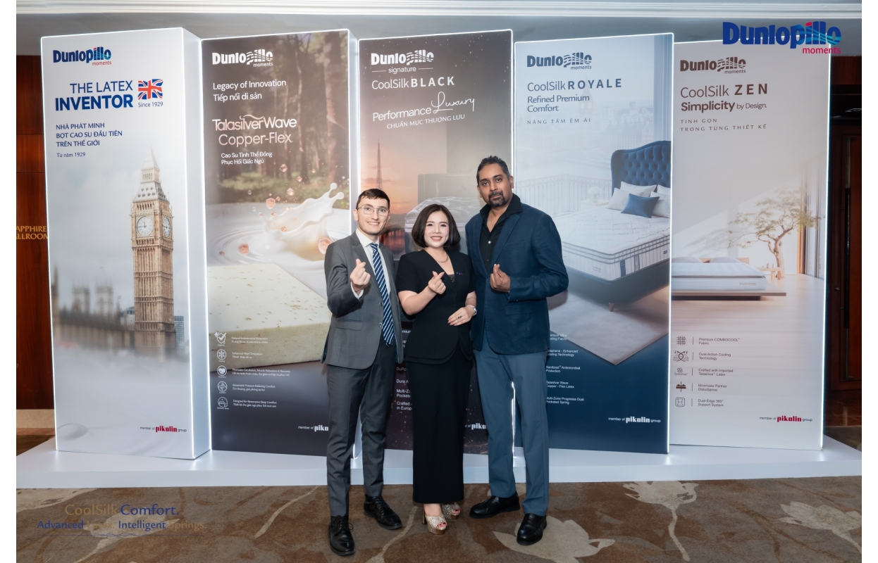 DUNLOPILLO RA MẮT BST COOLSILK COMFORT
