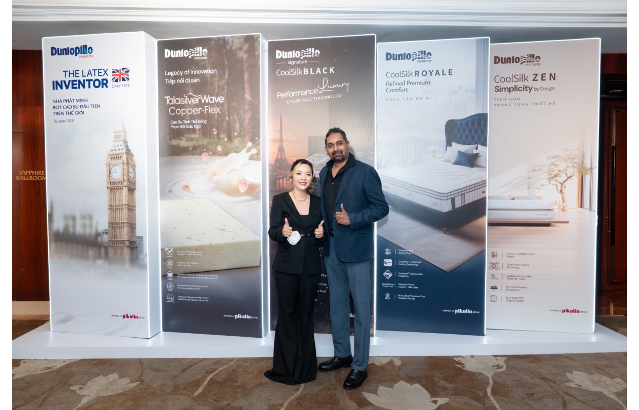 DUNLOPILLO RA MẮT BST COOLSILK COMFORT