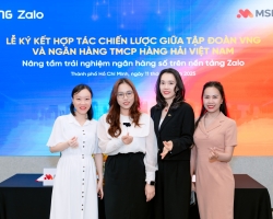 Lễ Ký Kết Hợp Tác VNG & MSB