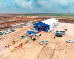 Hình Flycam Lễ Khởi Công VACS & VAECO