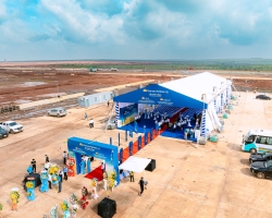 Hình Flycam Lễ Khởi Công VACS & VAECO