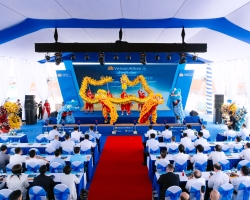 Hình Flycam Lễ Khởi Công VACS & VAECO