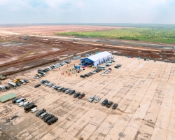 Hình Flycam Lễ Khởi Công VACS & VAECO