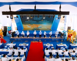 Hình Flycam Lễ Khởi Công VACS & VAECO