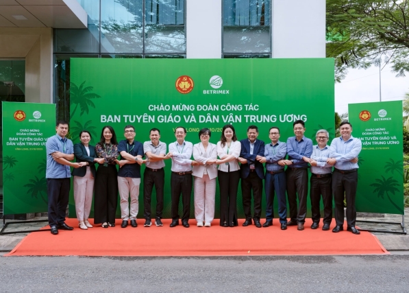 Betrimex Đón Tiếp Đoàn Công Tác Ban Tuyên Giáo Và Dân Vận Trung Ương
