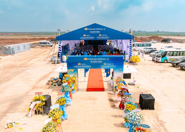 Hình Flycam Lễ Khởi Công VACS & VAECO
